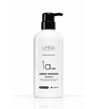 Maska rekonstrukcyjna z aminokwasami i proteinami do włosów LIMBA COSMETICS Step 1A Amino Infusion Treatment 500 ml