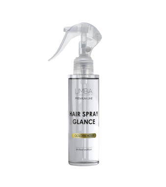 Dwufazowy spray połyskowy LIMBA Premium Line Spray Glance Golden Hour (Limited Edition) 120 ml