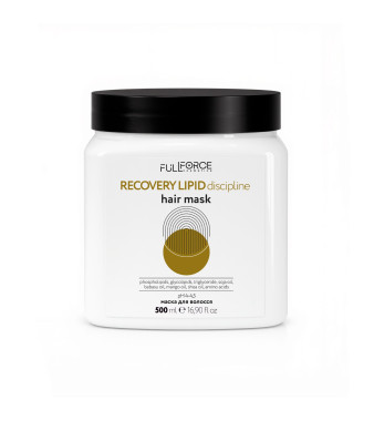 Maska lipidowa regenerująca do włosów suchych FULL FORCE recovery lipid discipline dry hair 500 ml 