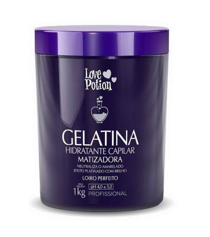 Botoks kolagenowy do włosów blond LOVE POTION Gelatina Matizadora 1L
