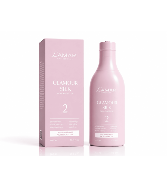 Lekka keratyna zapewniająca naturalną lekkość, miękkość i objętość L'AMARI Glamour Silk 500 ml