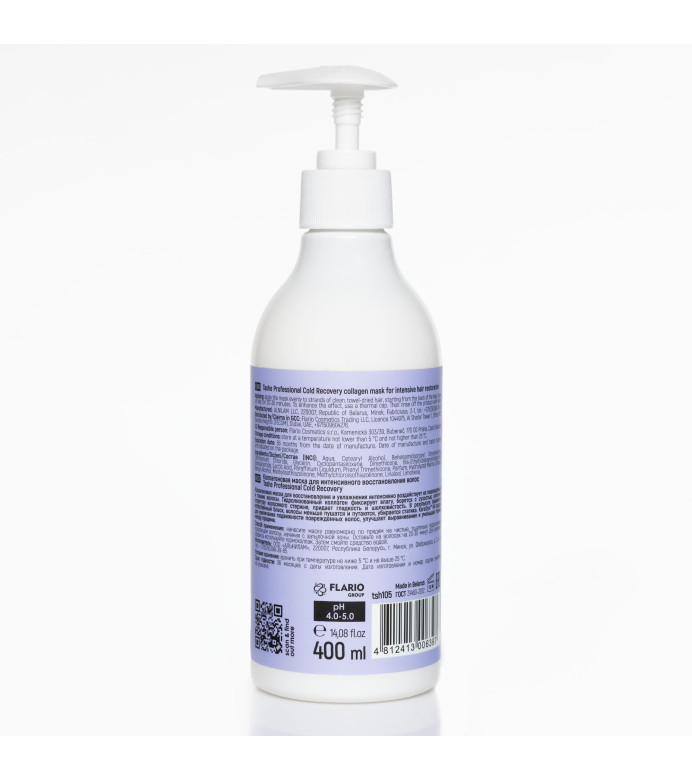 Maska regenerująca do włosów TASHE Cold Recovery 400ml