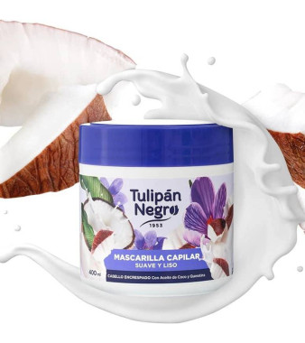 Maska do włosów TULIPÁN NEGRO Coconut & Keratin 400 ml