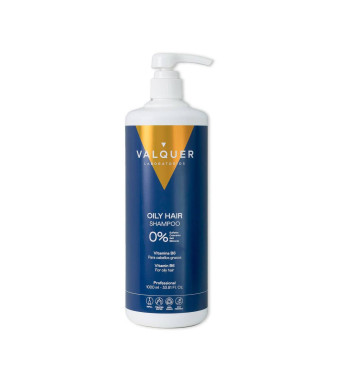 Szampon regulujący sebum do włosów przetłuszczających się VALQUER Zero Grease 1000 ml
