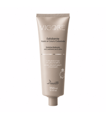Peeling do skóry głowy z mikrodrobinkami ryżu DONATTI Vigore Esfoliante Couro Cabeludo 250 ml