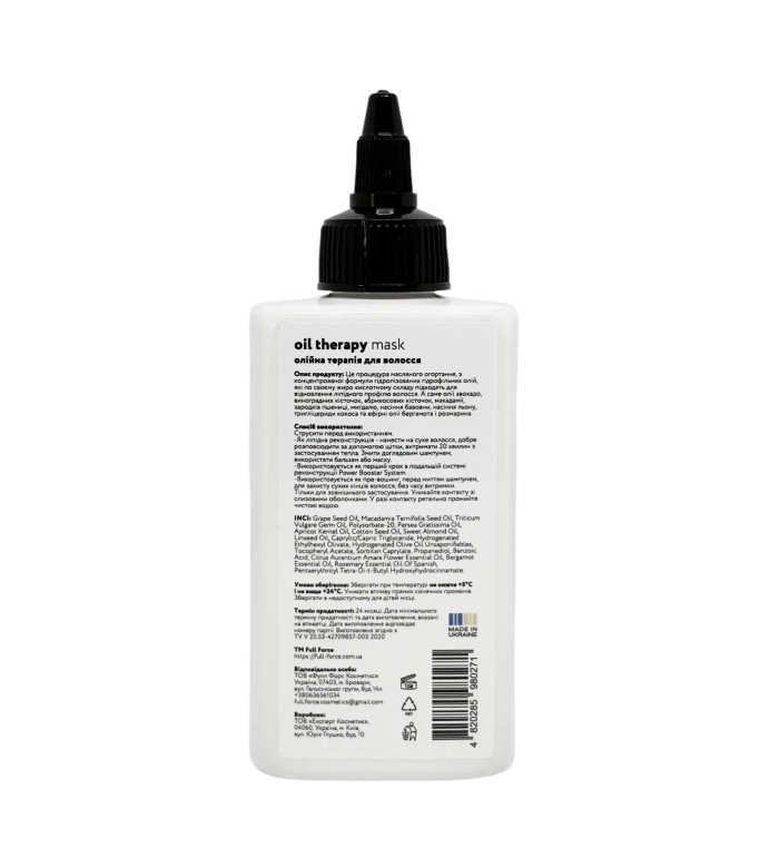 Maska olejowa do włosów FULL FORCE Oil Therapy 150 ml